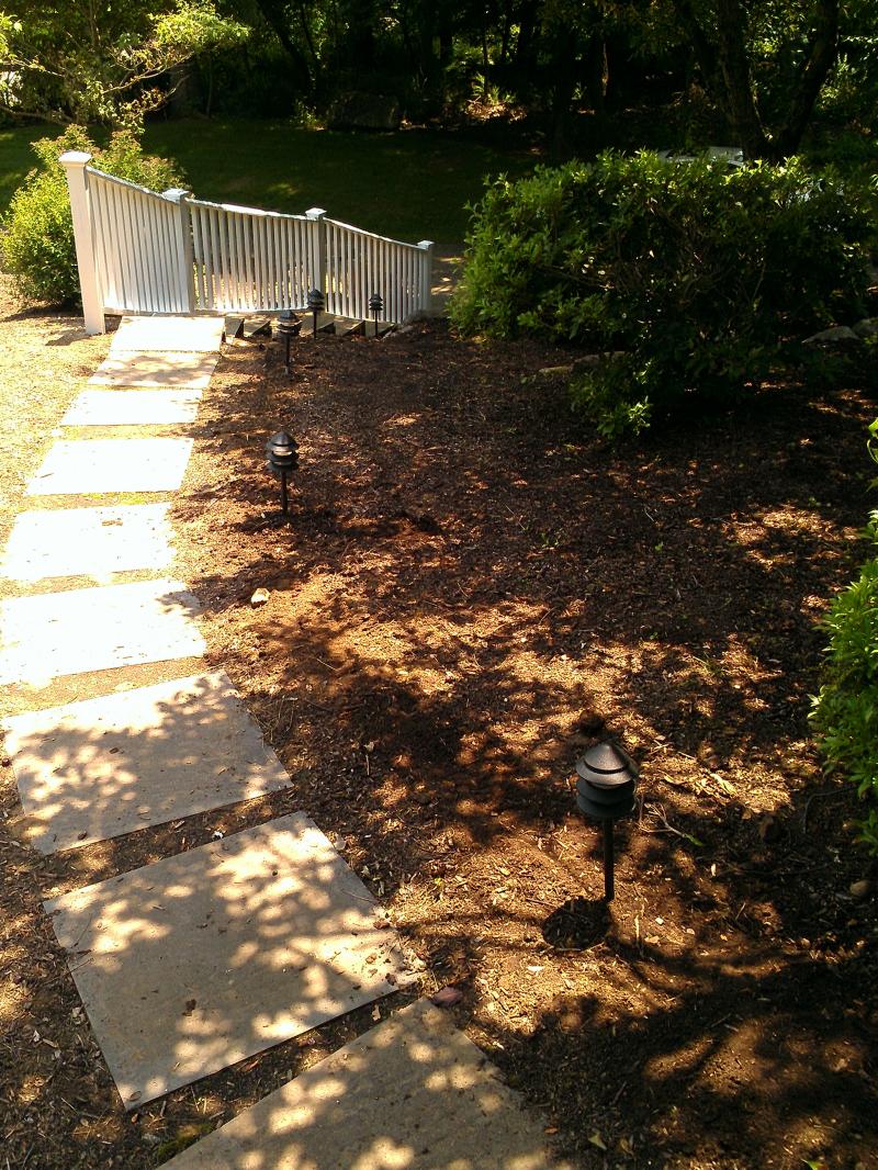 Sidewalk lights about 75' long, we replaced them with the same kind.